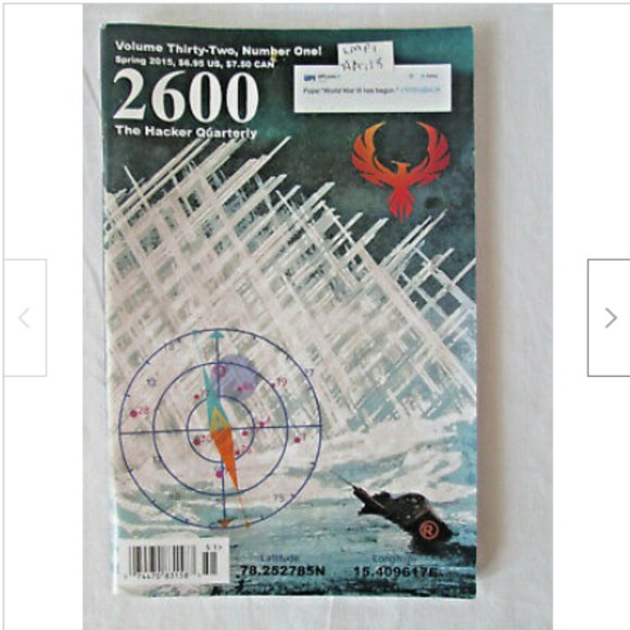 2600 The Hacker Quarterly Volume 32 Number 1 Spring 2015 [Array] - Picture 1 of 3
